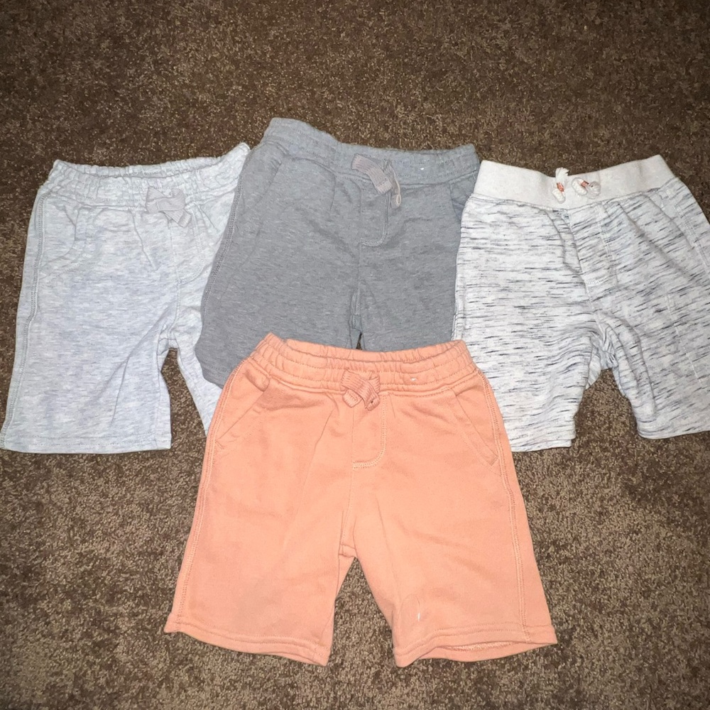Gray Casual Summer Shorts